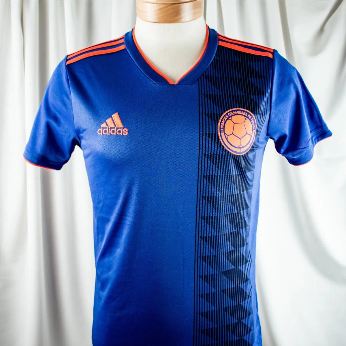 Blue Orange Men Activewear Atheltic Jersey Top Size S by Adidas