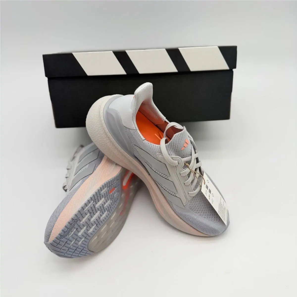 Ultraboost 5X W Grey Orange Running Shoes JQ9084 Womens 6.5 by Adidas