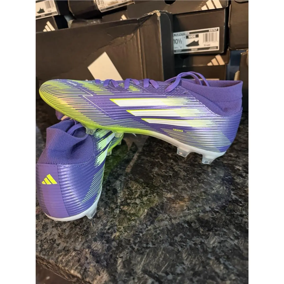 Adidas shoes - adidas F50 League Mid Firm GroundMulti Ground Cleats - JI0886 - Purple 2