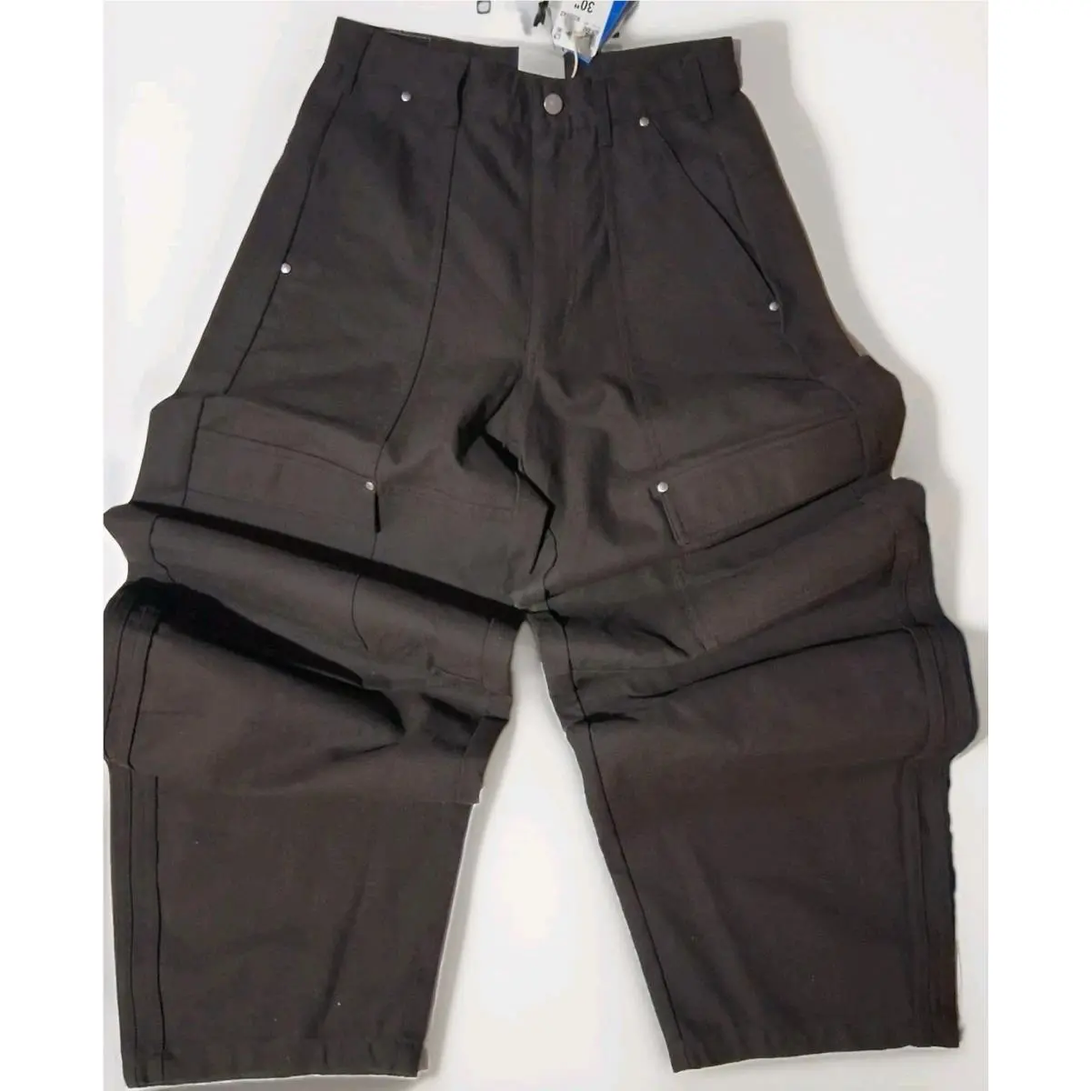 Adidas Originals Canvas Cargo Work Pants Men`s Lifestyle Casual Asiafit KG6442