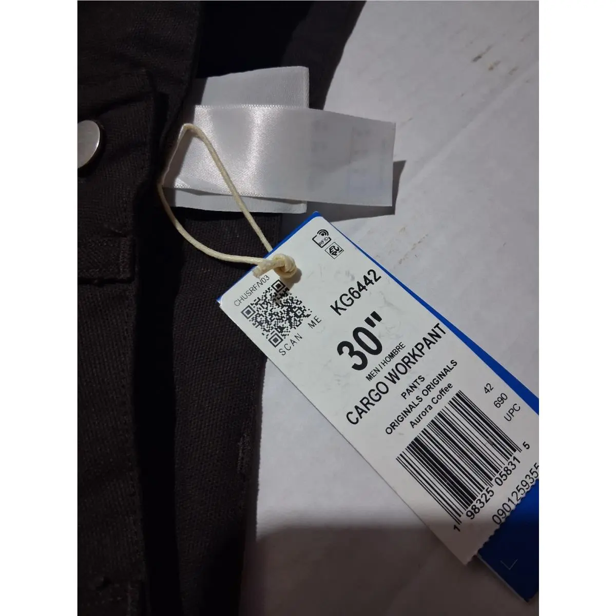Adidas clothing - adidas Originals Canvas Cargo Work Pants - KG6442 - Aurora Coffee 5