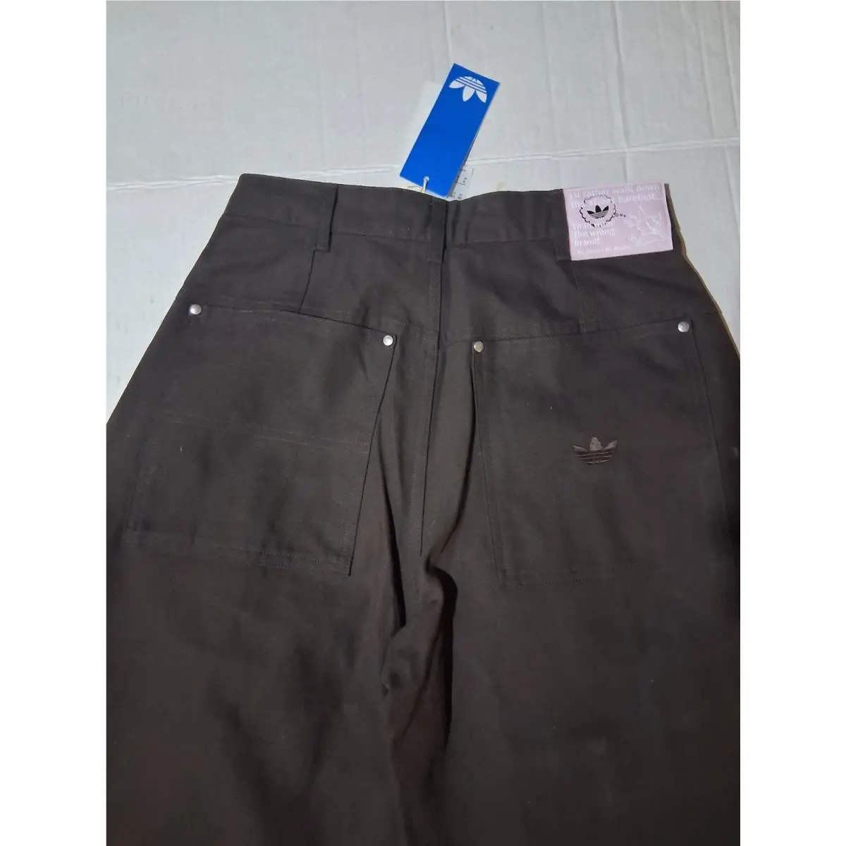 Adidas clothing - adidas Originals Canvas Cargo Work Pants - KG6442 - Aurora Coffee 7
