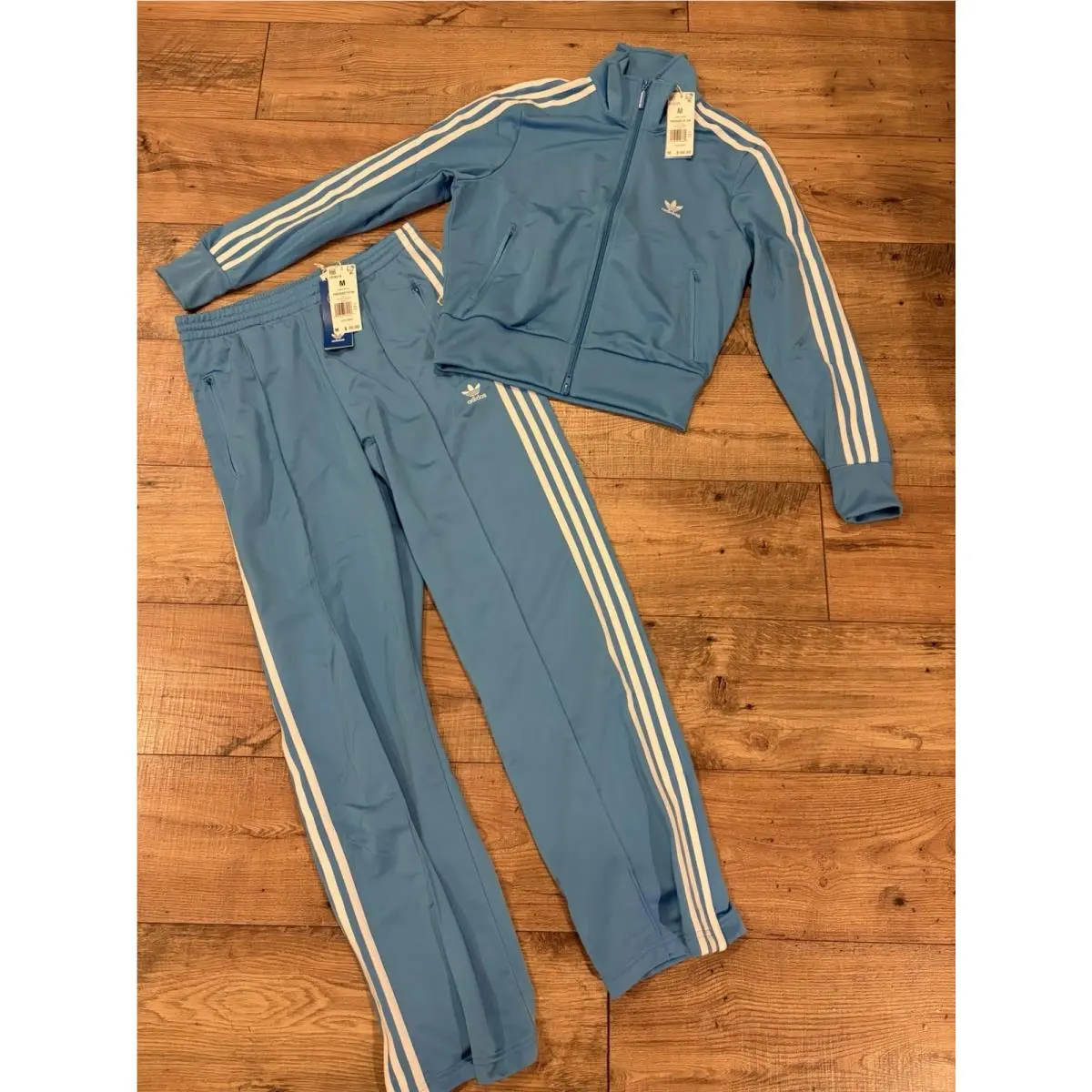 Originals Classic Firebird Womens Tracksuit Blue 2 Piece Set Medium by Adidas