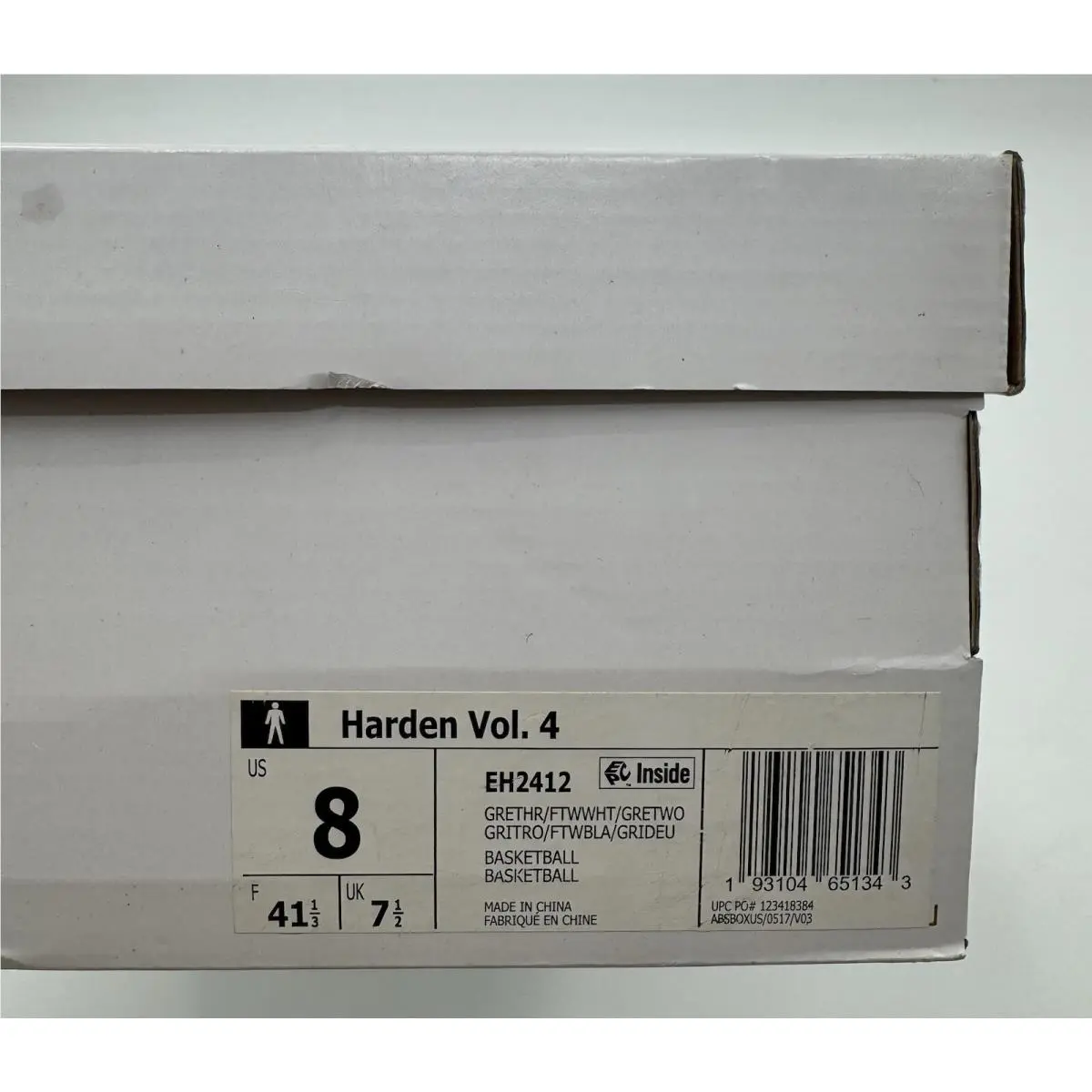 Adidas shoes - adidas Harden Vol. 4 - Harden - EH2412 - Gray (UPC: 0193104651343) 7
