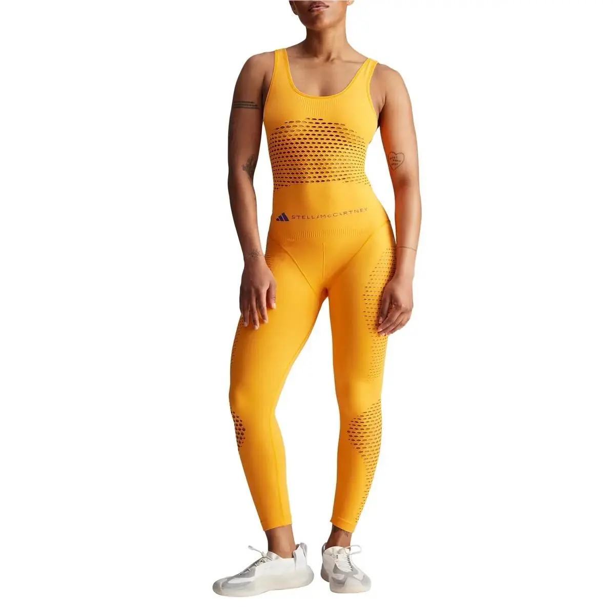Adidas Stella Mccartney Running Yoga Gym Summer Jumpsuit One Piece Shorts S