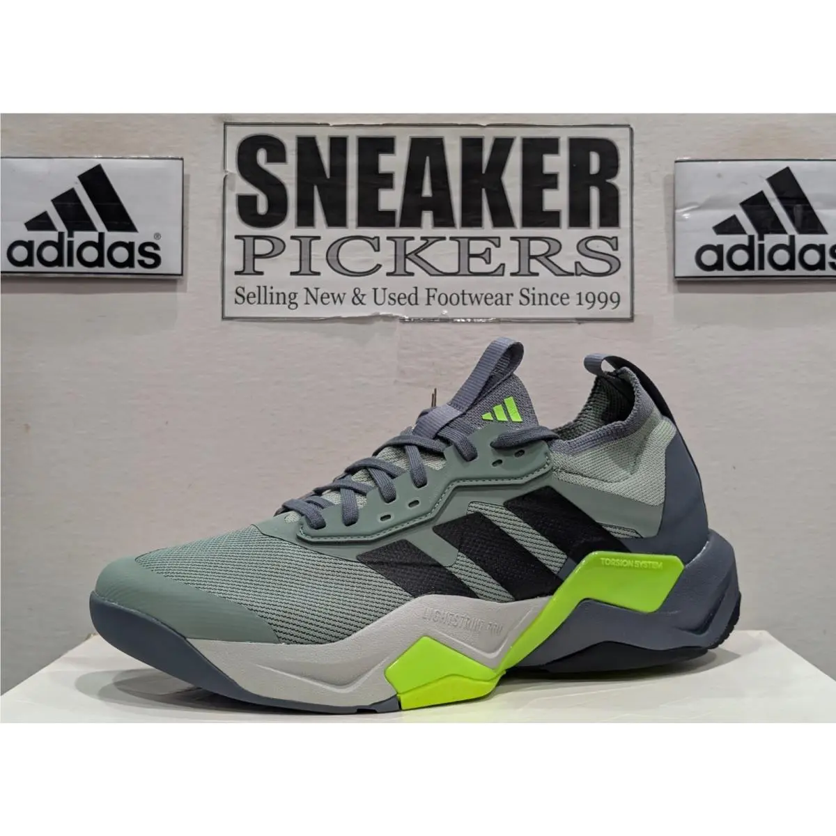 Men`s Rapidmove Adv 2 Hiit Training - Size: 9 - JH6167 - Green by Adidas
