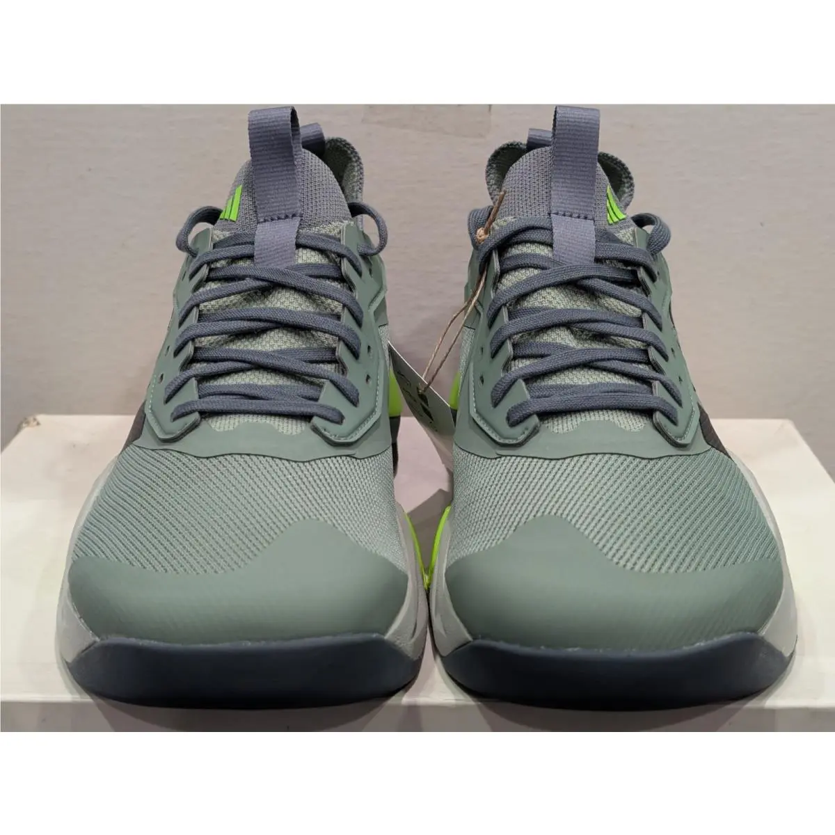Adidas shoes - adidas Rapidmove ADV 2 HIIT Training Shoes - JH6167 - Silver Green / Black / Lemon (UPC: 197615966651) 10