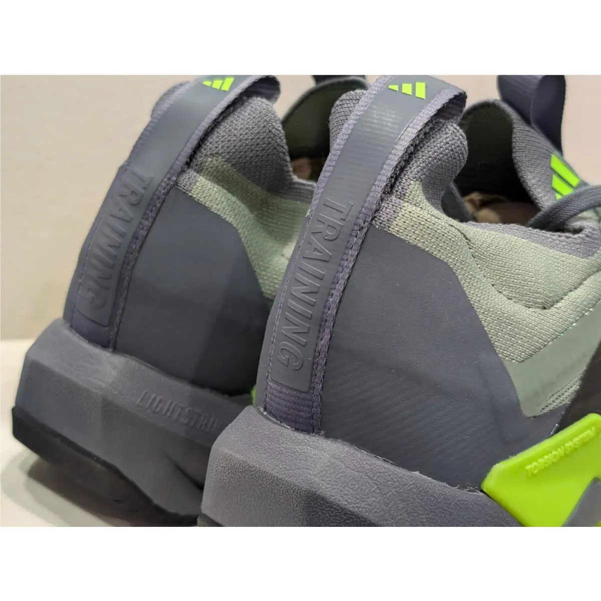 Adidas shoes - adidas Rapidmove ADV 2 HIIT Training Shoes - JH6167 - Silver Green / Black / Lemon (UPC: 197615966651) 15