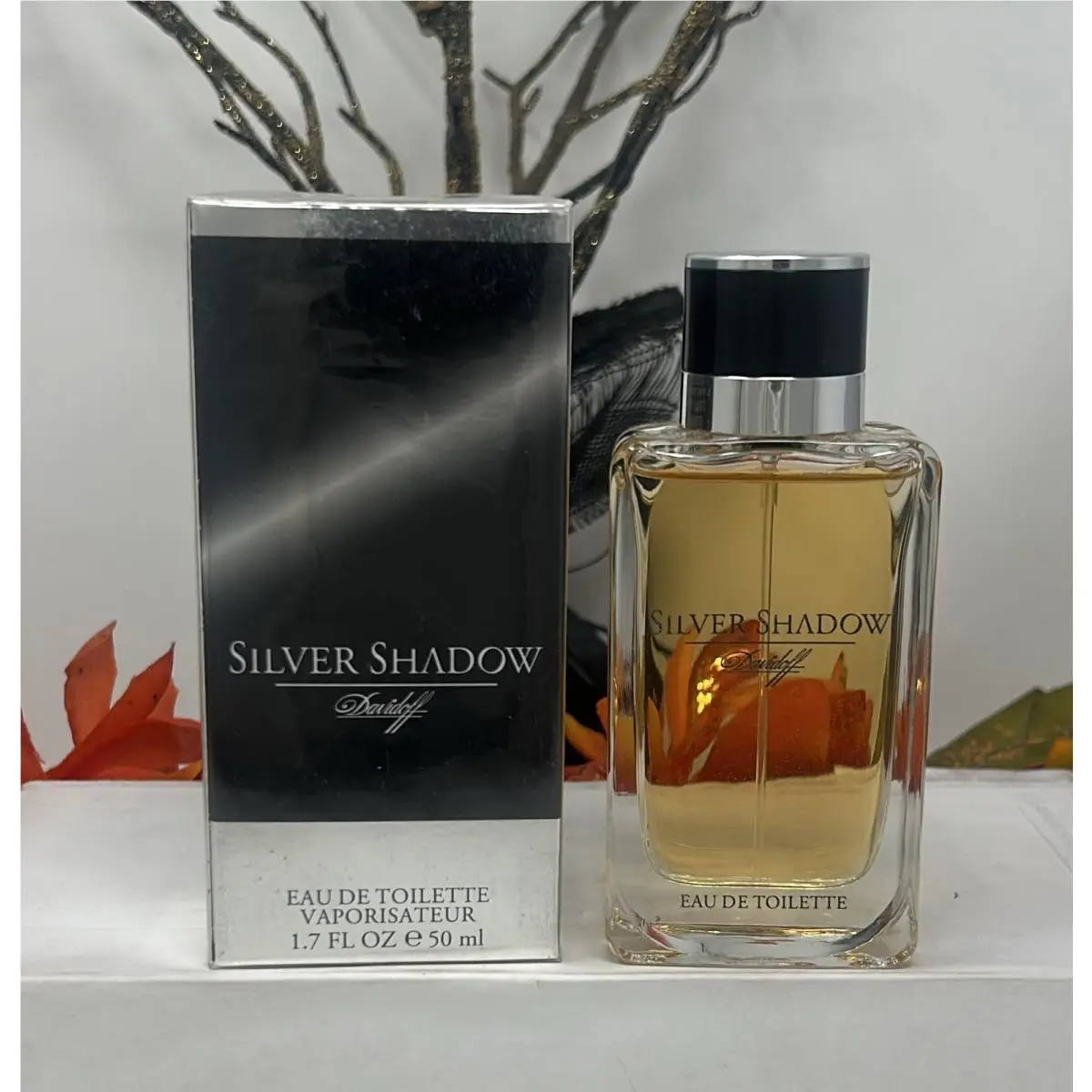 Davidoff Silver Shadow 1.7oz Eau de Toilette Oriental Woody Cologne For Men