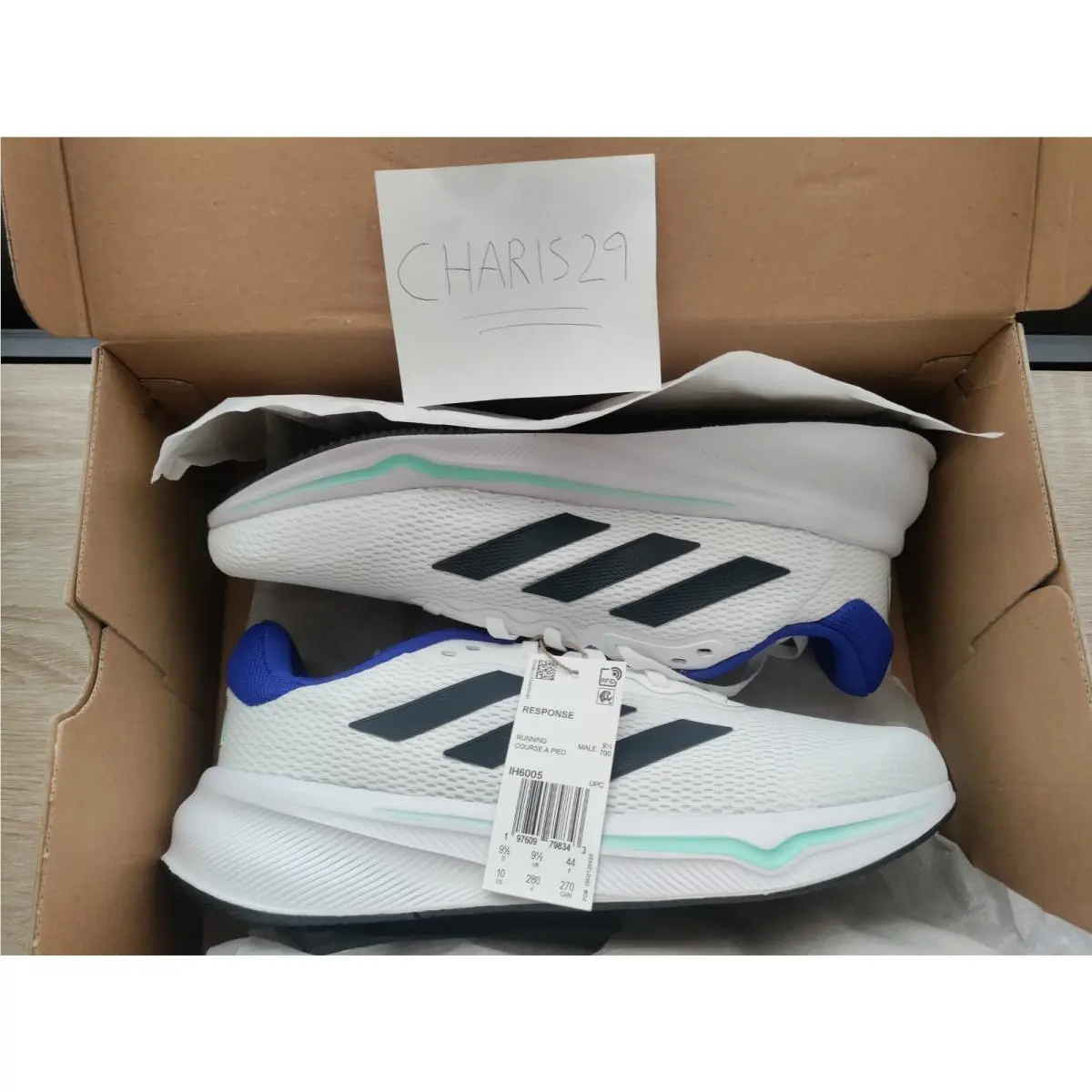 Adidas shoes - adidas Response - Response - White/Aurora Ink/Flash Aqu 0