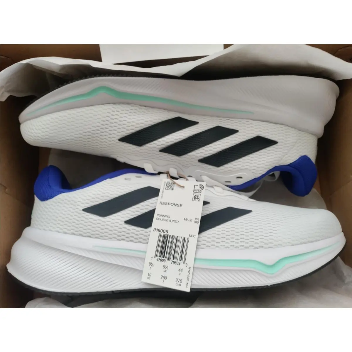 Adidas shoes - adidas Response - Response - White/Aurora Ink/Flash Aqu 1