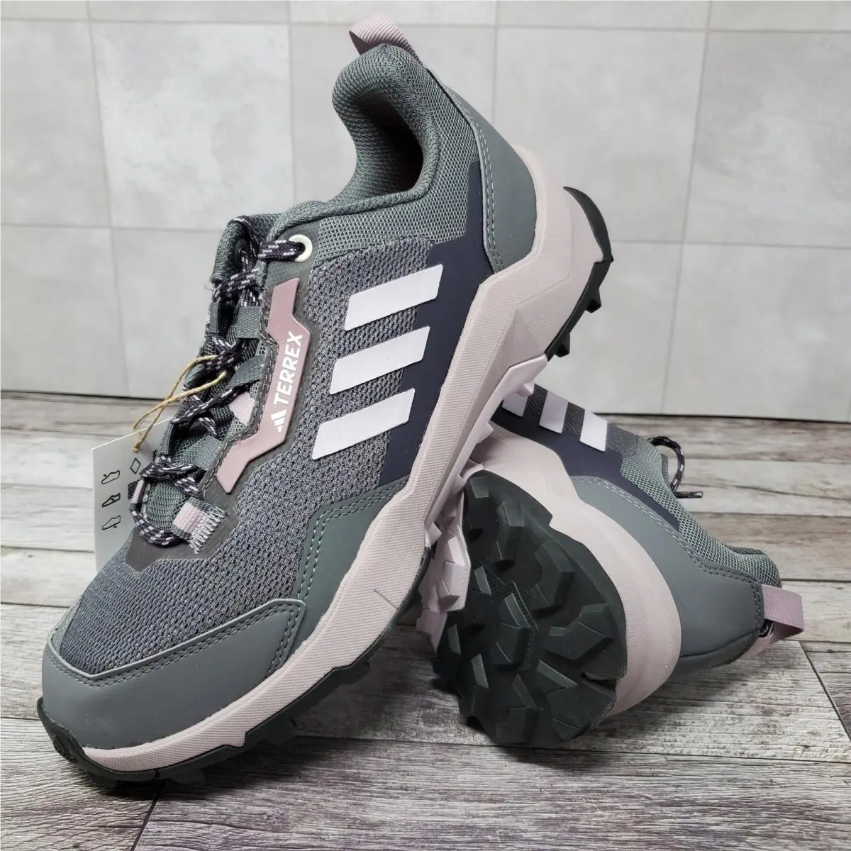 Terrex Ax4 Hiking Women`s Size 7.5 Grey Athletic Shoes IG8844 by Adidas