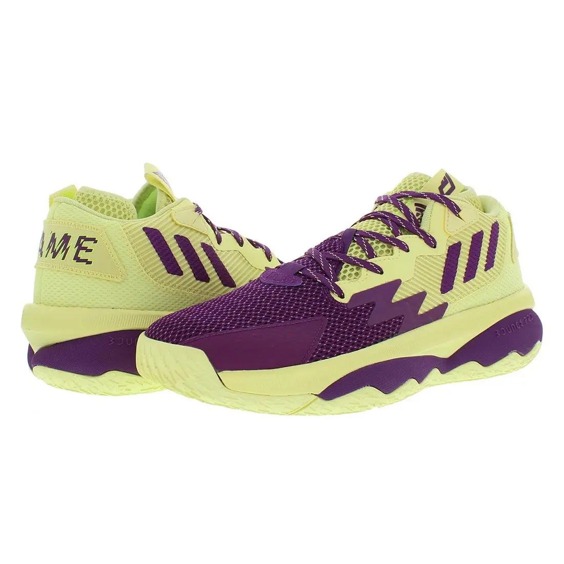 Adidas shoes - Purple/Yellow, Main: Purple (UPC: 195733703189) 1