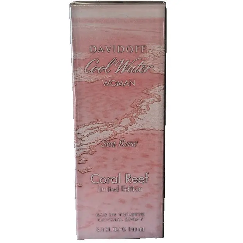 Cool Water Sea Rose Coral Reef by Davidoff Edt For Women 3.4fl. oz