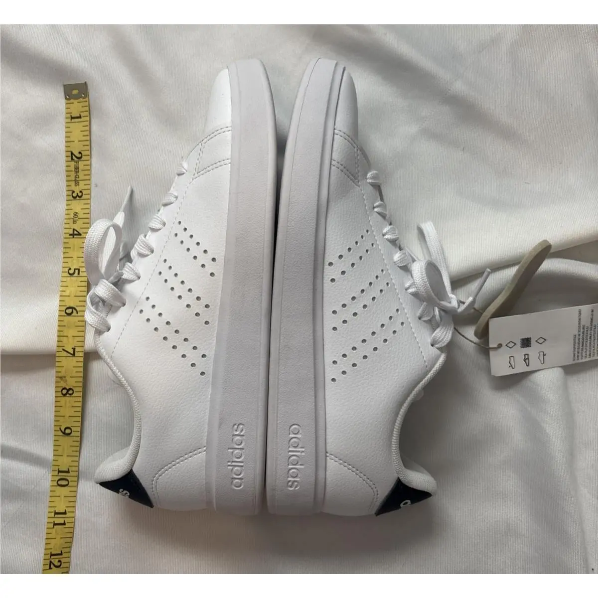 Adidas shoes - adidas Advantage - Advantage - White/White/Shadow Navy, Main: White 4
