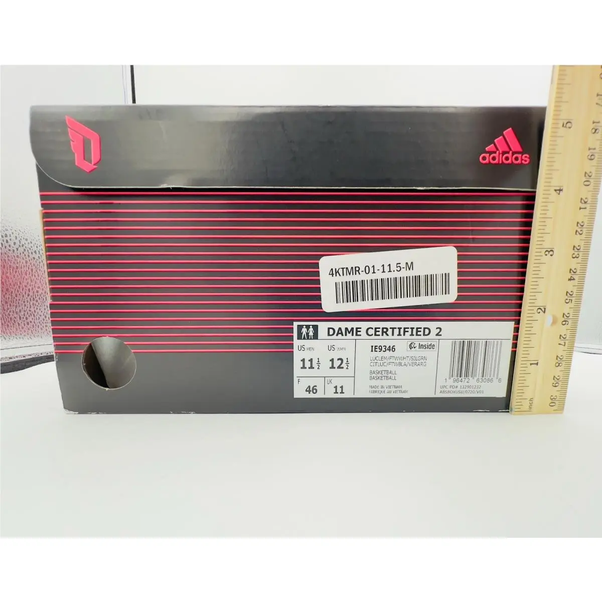 Adidas shoes - Adidas Dame Certified 2 - Dame Certified - IE9346 - Green, Manufacturer: Lucid Lemon/Cloud White/Silver Green (UPC: 196472630866) 11