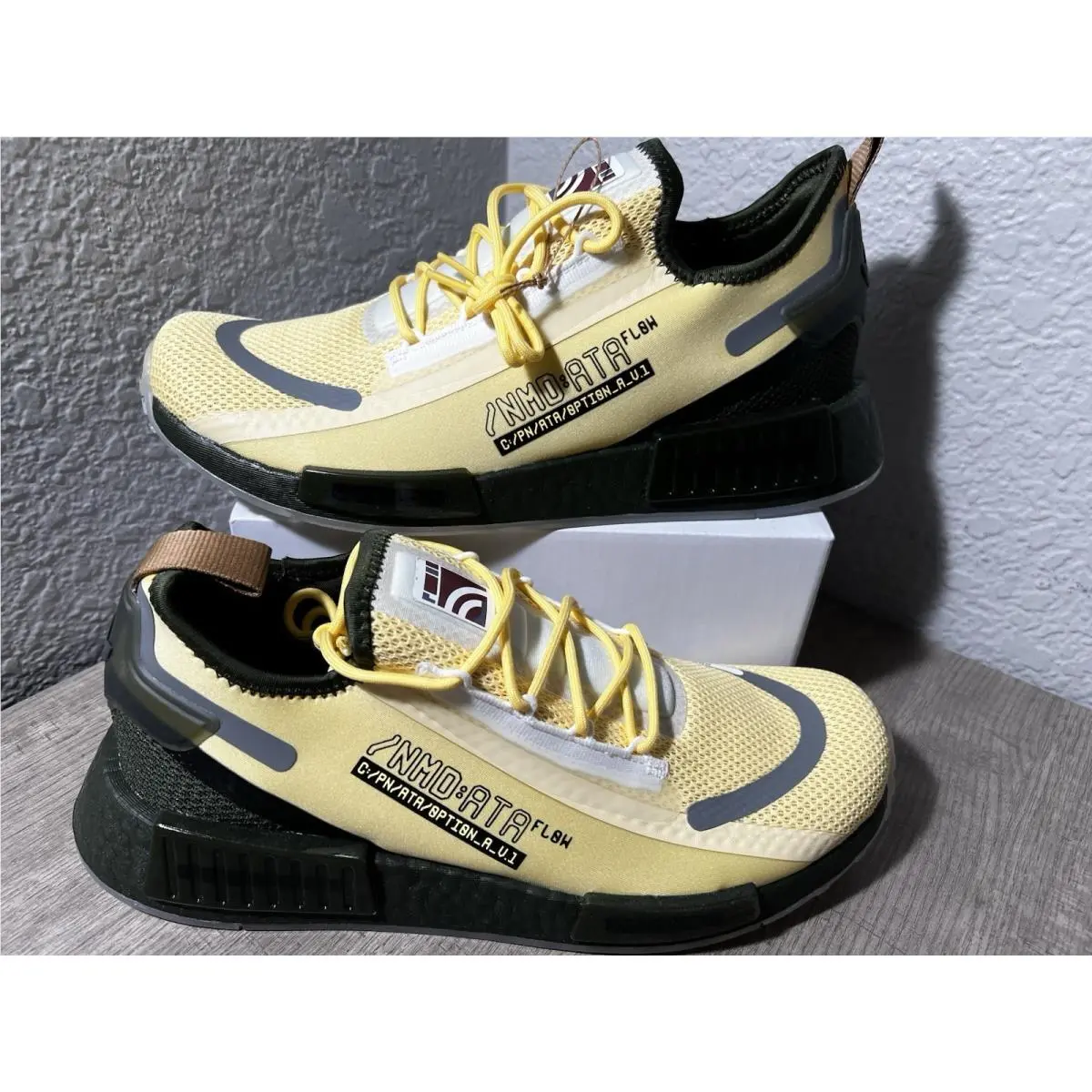 Adidas shoes - NMD R1 Spectoo - NMD Spectoo - GX6792 - Pale Yellow (UPC: 0195737316323) 0