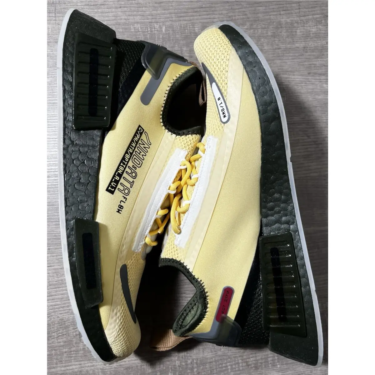 Adidas shoes - NMD R1 Spectoo - NMD Spectoo - GX6792 - Pale Yellow (UPC: 0195737316323) 8