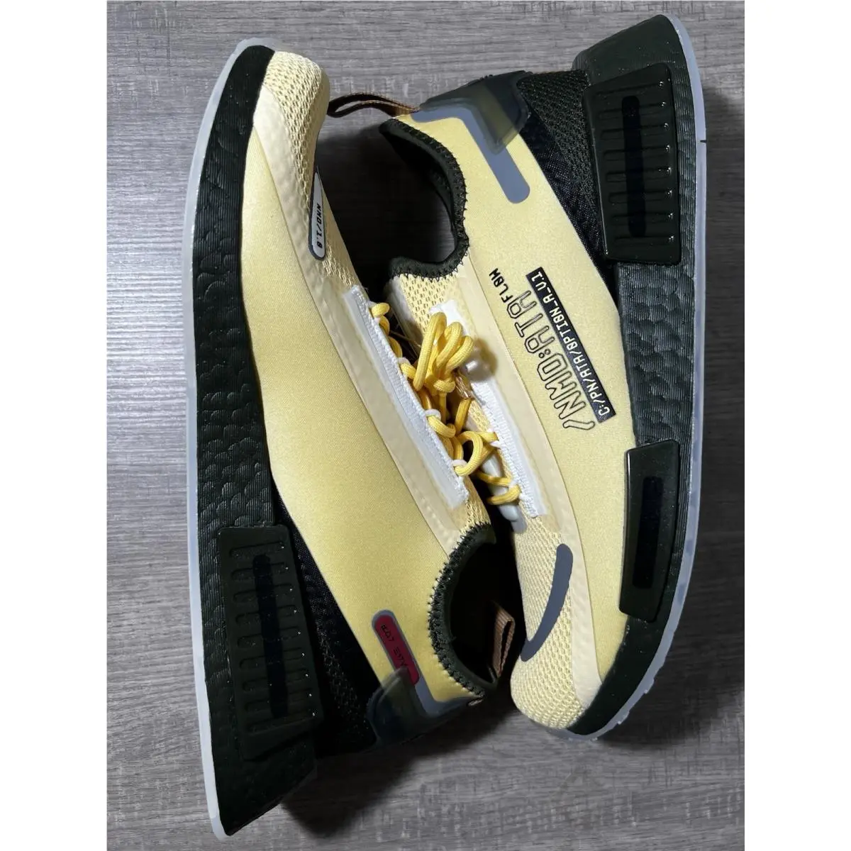 Adidas shoes - NMD R1 Spectoo - NMD Spectoo - GX6792 - Pale Yellow (UPC: 0195737316323) 9