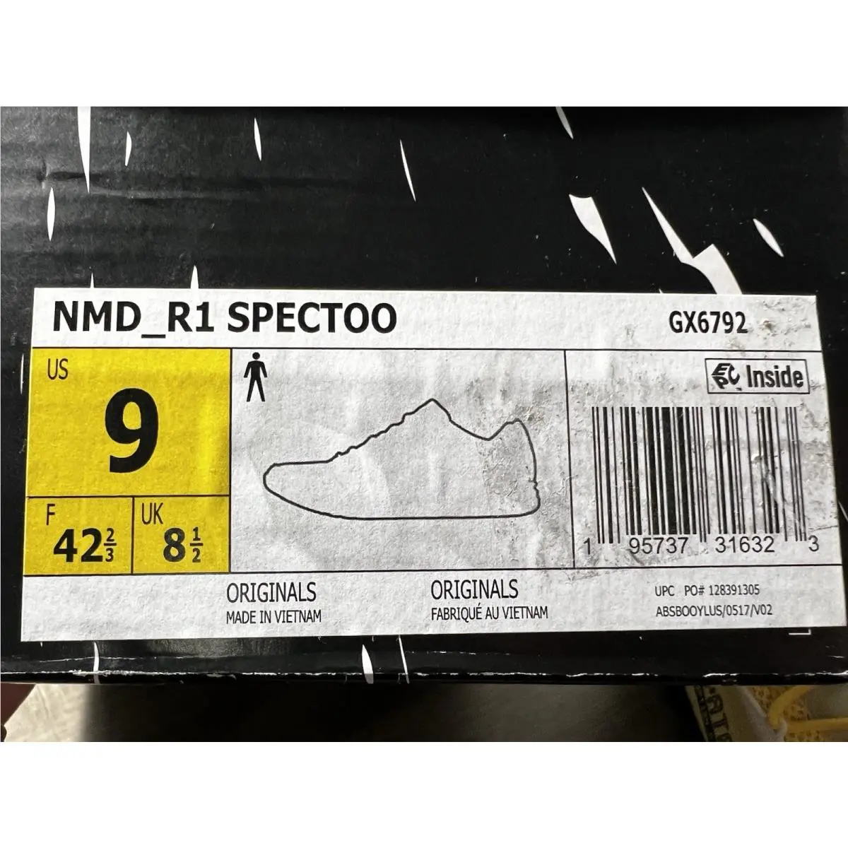 Adidas shoes - NMD R1 Spectoo - NMD Spectoo - GX6792 - Pale Yellow (UPC: 0195737316323) 11
