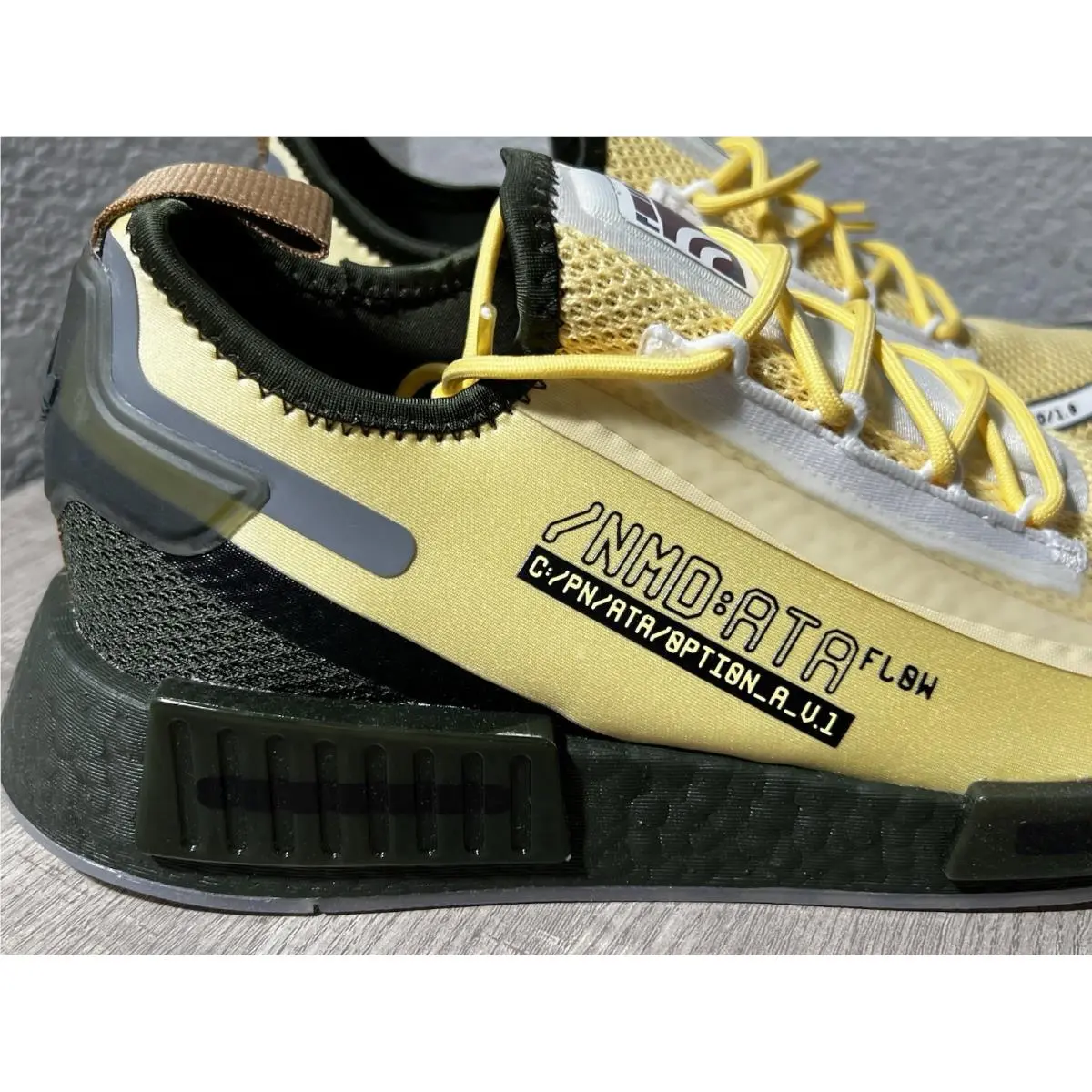 Adidas shoes - NMD R1 Spectoo - NMD Spectoo - GX6792 - Pale Yellow (UPC: 0195737316323) 4