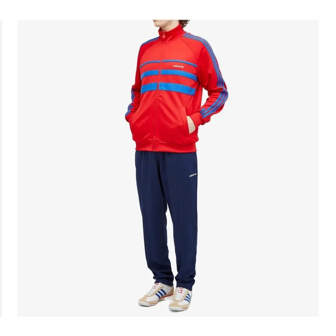 Adidas clothing - adidas The First Track Top - Red (UPC: 197607106034) 0