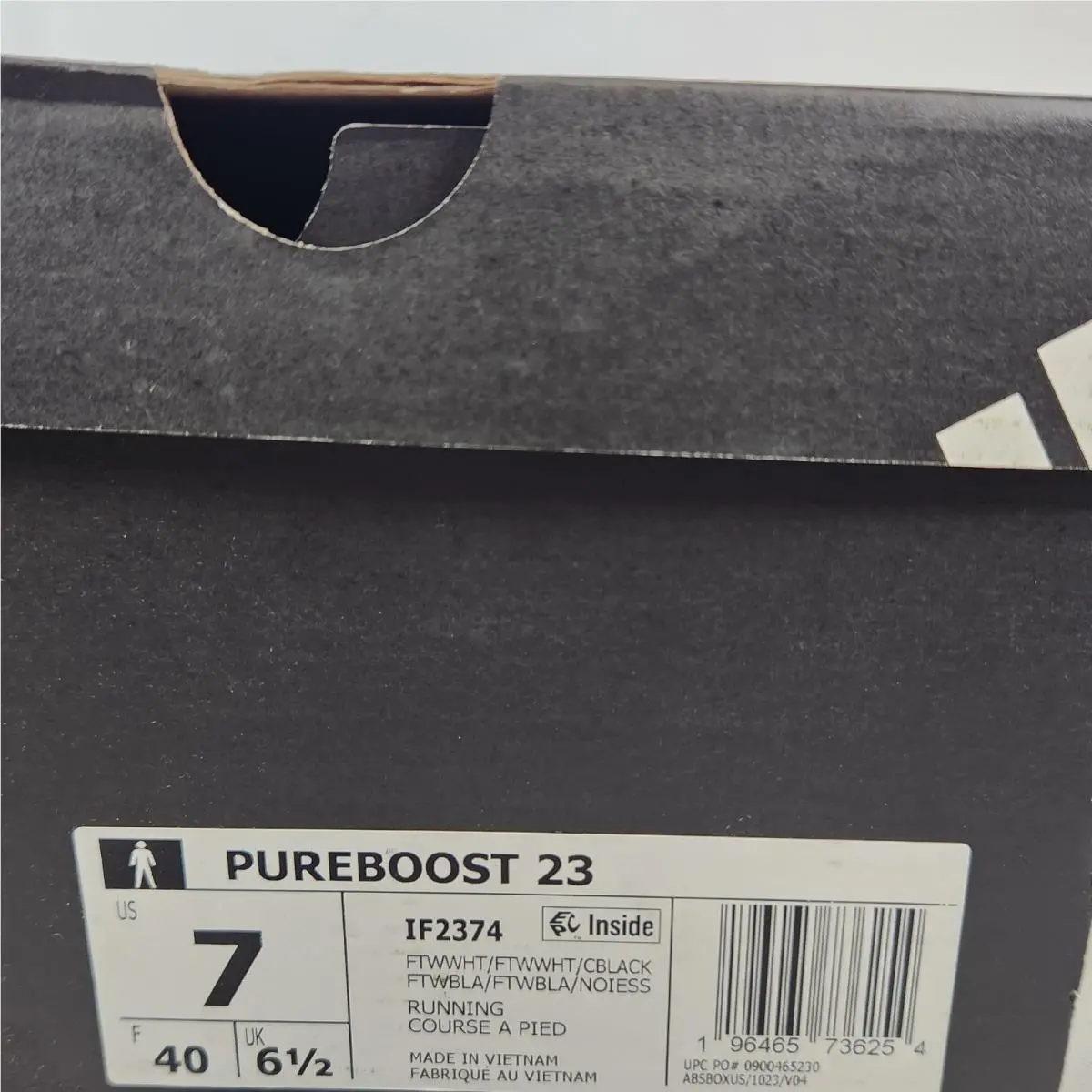 Adidas shoes - adidas PureBoost 23 - PureBoost - IF2374 - White 5