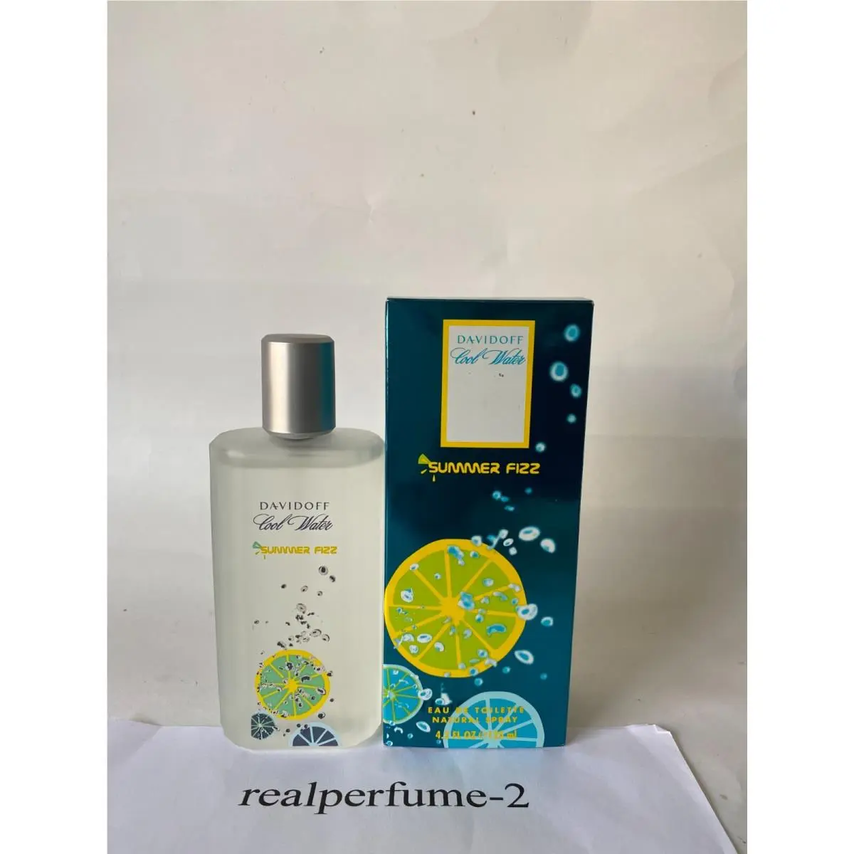 Davidoff Cool Water Summer Fizz Cologne Men Eau De Toilette Spry 4.2 oz.SEALED.100%REAL