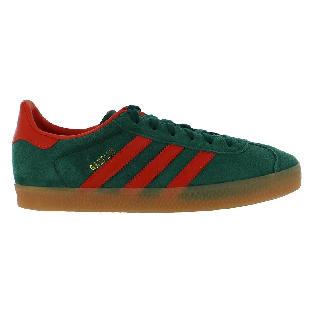 Adidas Gazelle GS Boys Shoes Size 7 Color: Collegiate Green/red