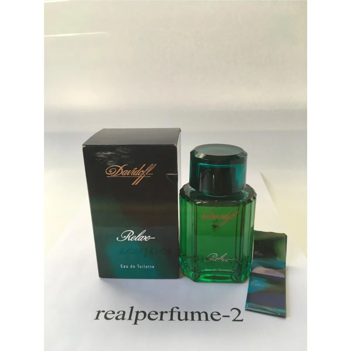 Relax by Davidoff For Men. 2.5 oz Eau De Toilette Splash Bottle. Rare Real
