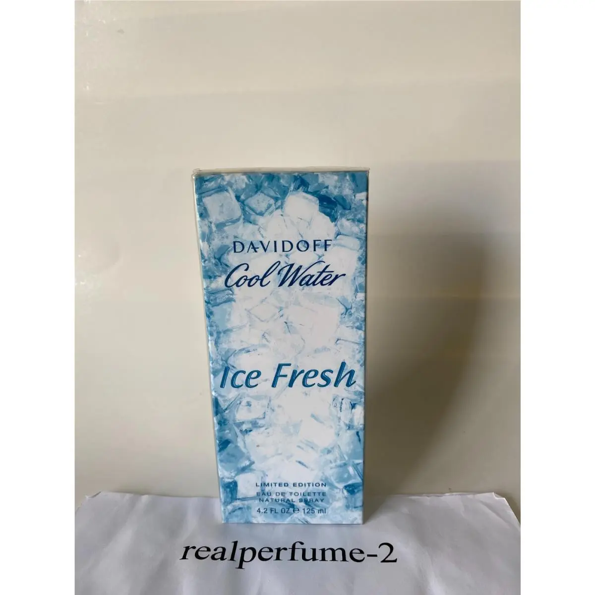 Davidoff Cool Water Ice Fresh Limited Edition Cologne Edt Spray 4.2 Oz. Sealed. Real
