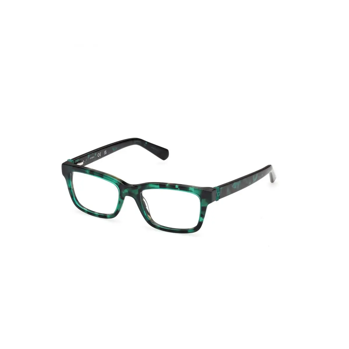 Guess GU 50393 Dark Green/havana / 098 Size 46 Eyeglasses
