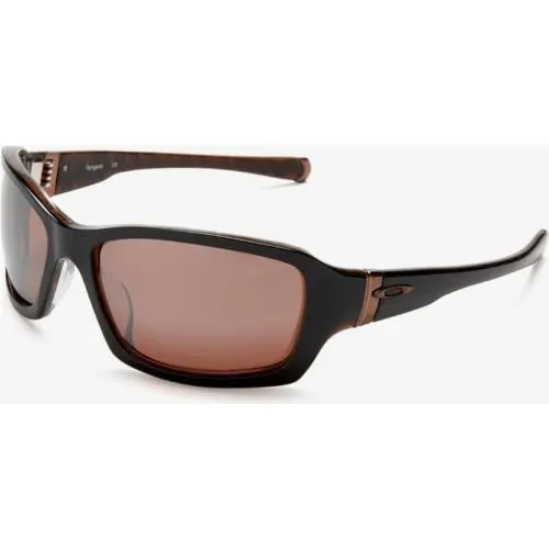 Tangent Polarized Sunglasses 61-18-123 Iron Wood/VR28 Mirror 12-949 by Oakley