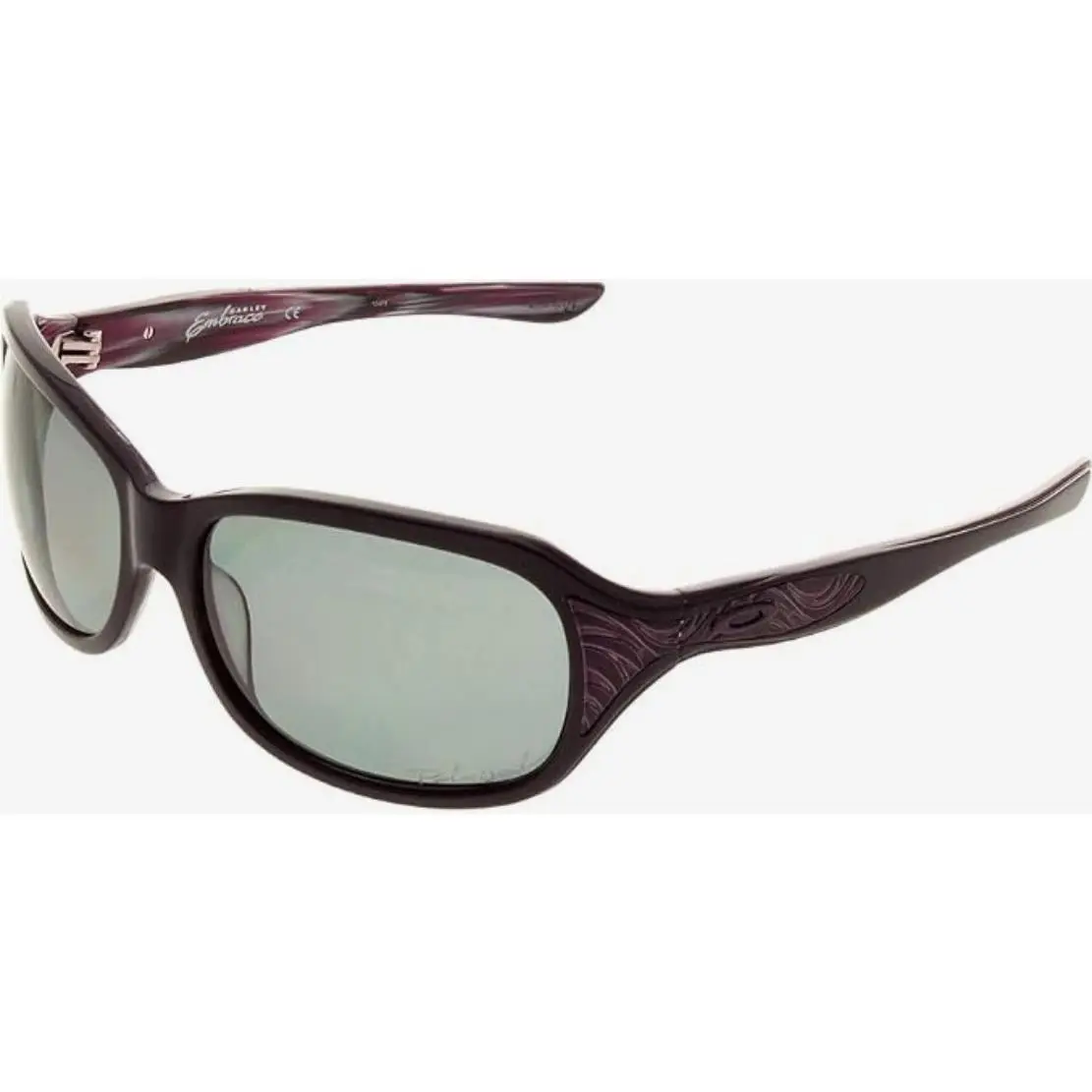 Embrace Sunglasses 60-15-120 Blackberry /grey Polarized 12-975 by Oakley