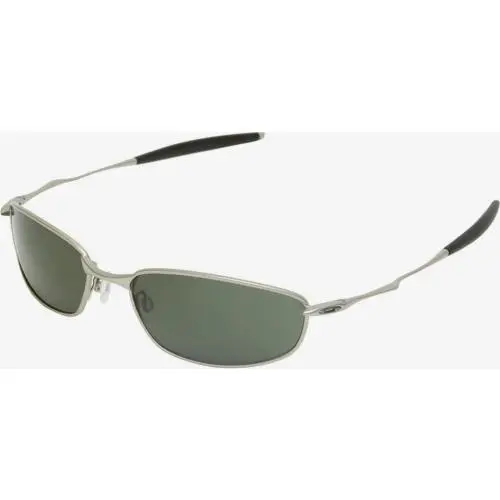 Sunglasses 60-19-130 Whisker Metallic Silver W/dk Grey Green 05-716 by Oakley