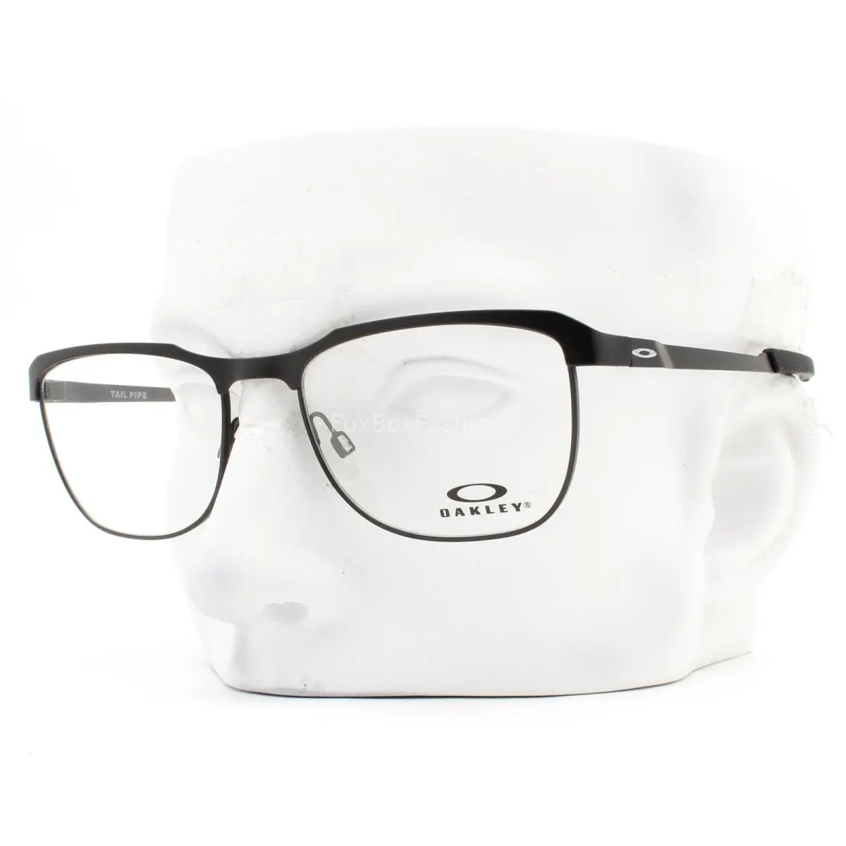Tail Pipe Eyeglasses OX3244-0155 Glasses Satin Black Metal 55mm with Case by Oakley