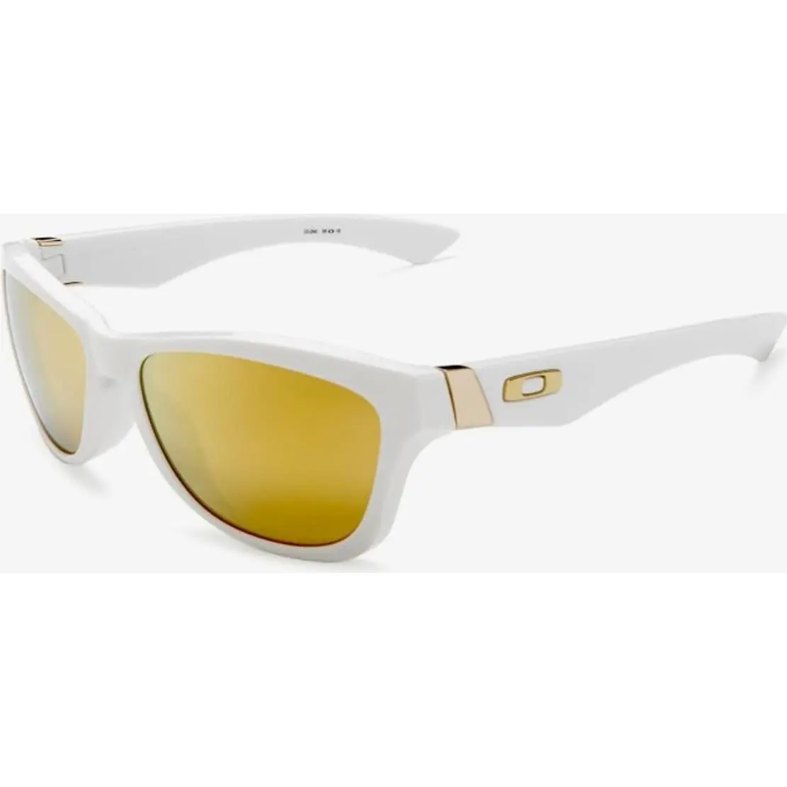 58-16-131 Sideways Sunglasses White / VR28 Yellow Mir 05-992 by Oakley