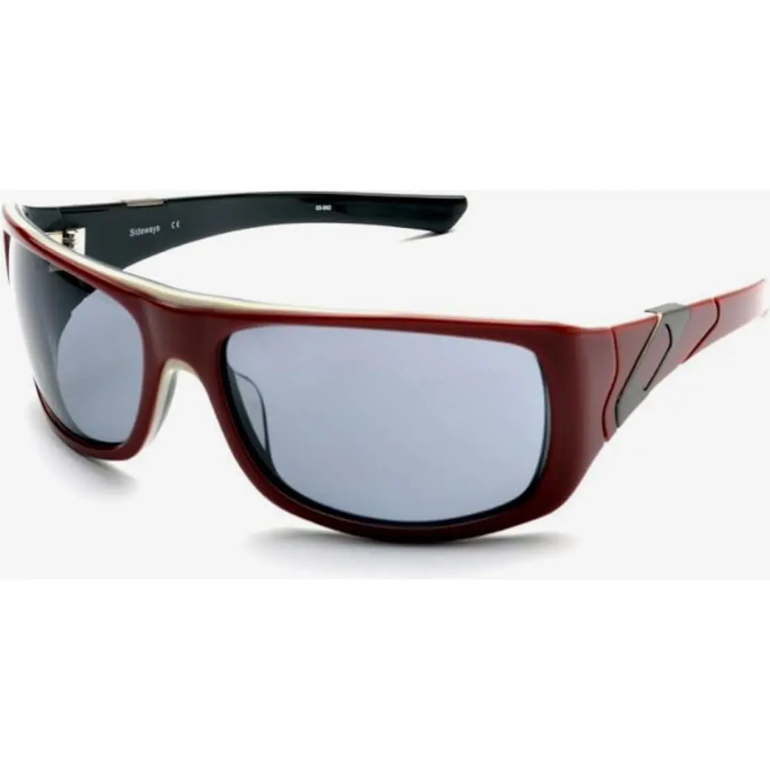 61-15-121 Sideways Sunglasses Brick Red / Grey 05-990 by Oakley
