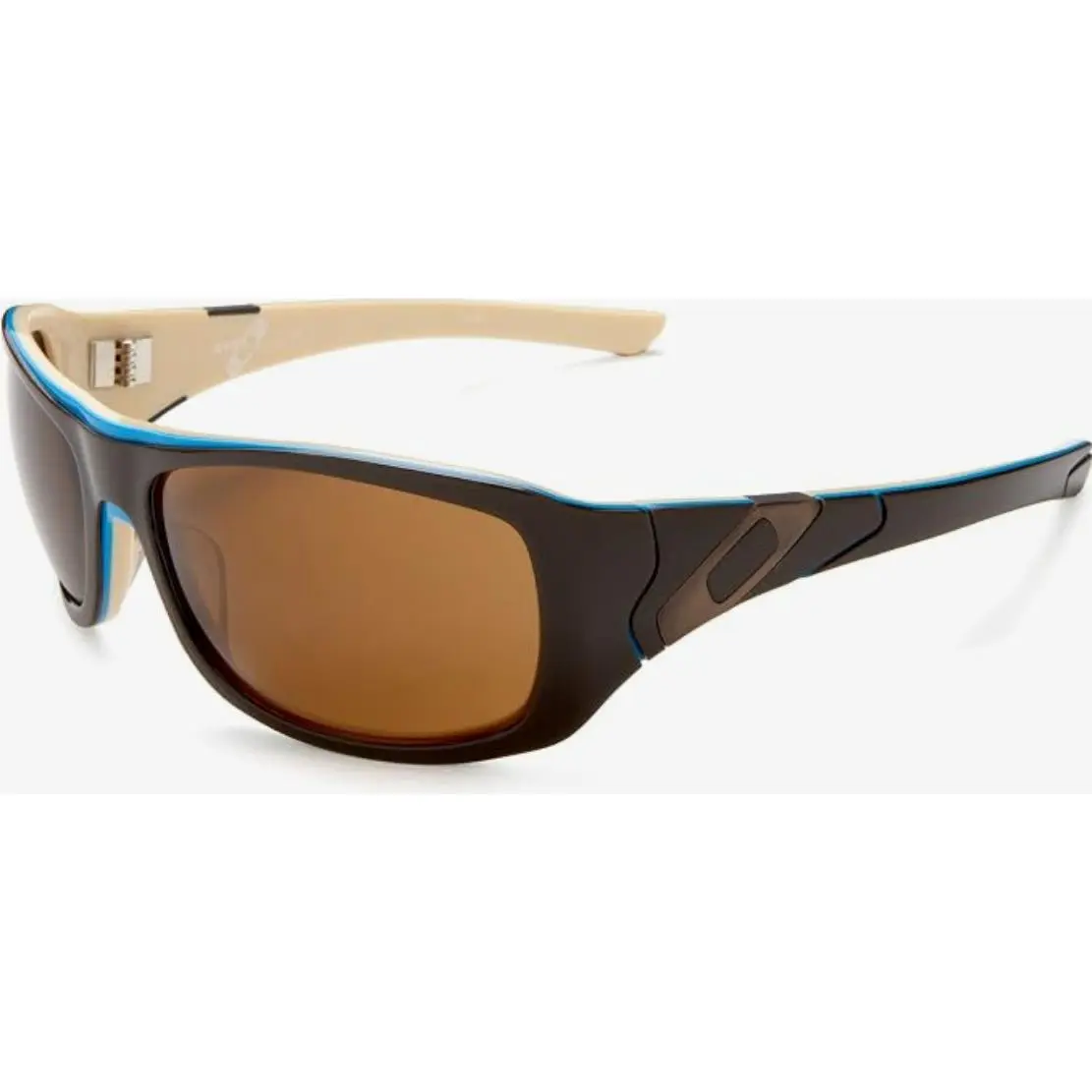 61-15-121 Sideways Sunglasses Brn Beige Blue / Brown 05-991 by Oakley
