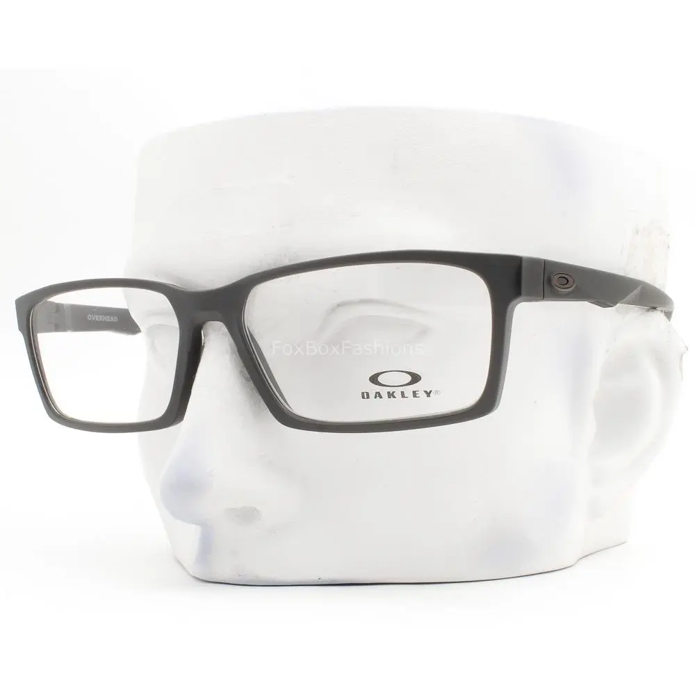 Overhead Eyeglasses OX8060-1059 Glasses Matte Carbon Gray 59mm with Case by Oakley