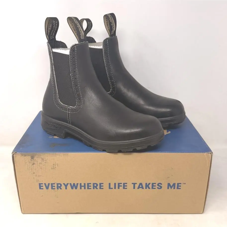 1448 Black High Top Chelsea Boots Unisex AU 7 by Blundstone