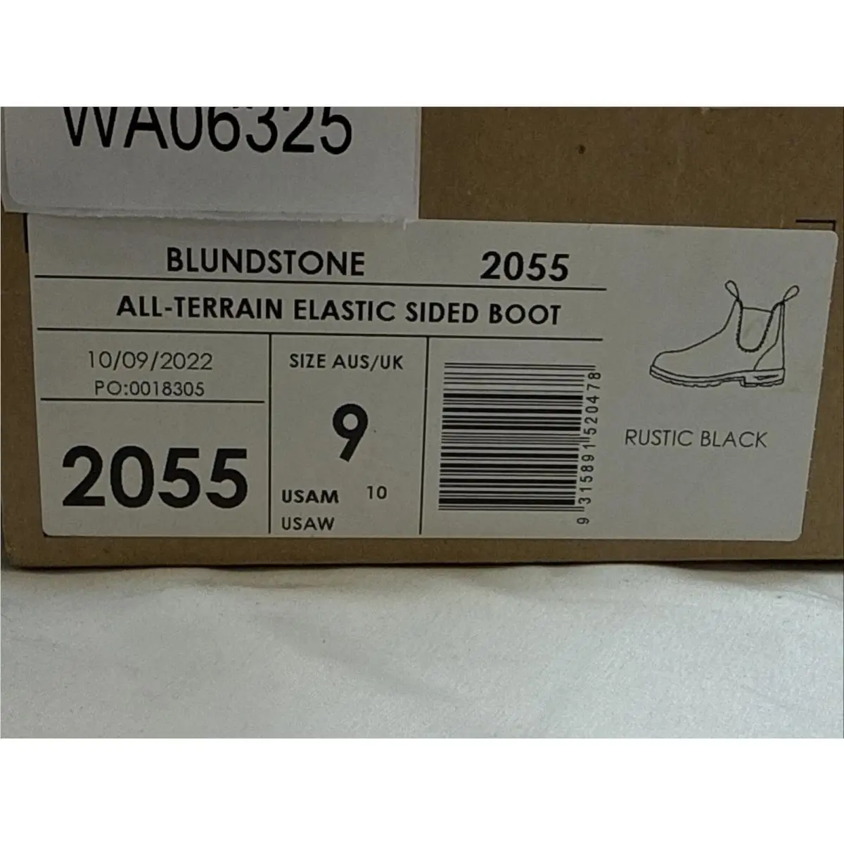 Blundstone shoes - Blundstone 2055 - Black (UPC: 9315891520478) 0