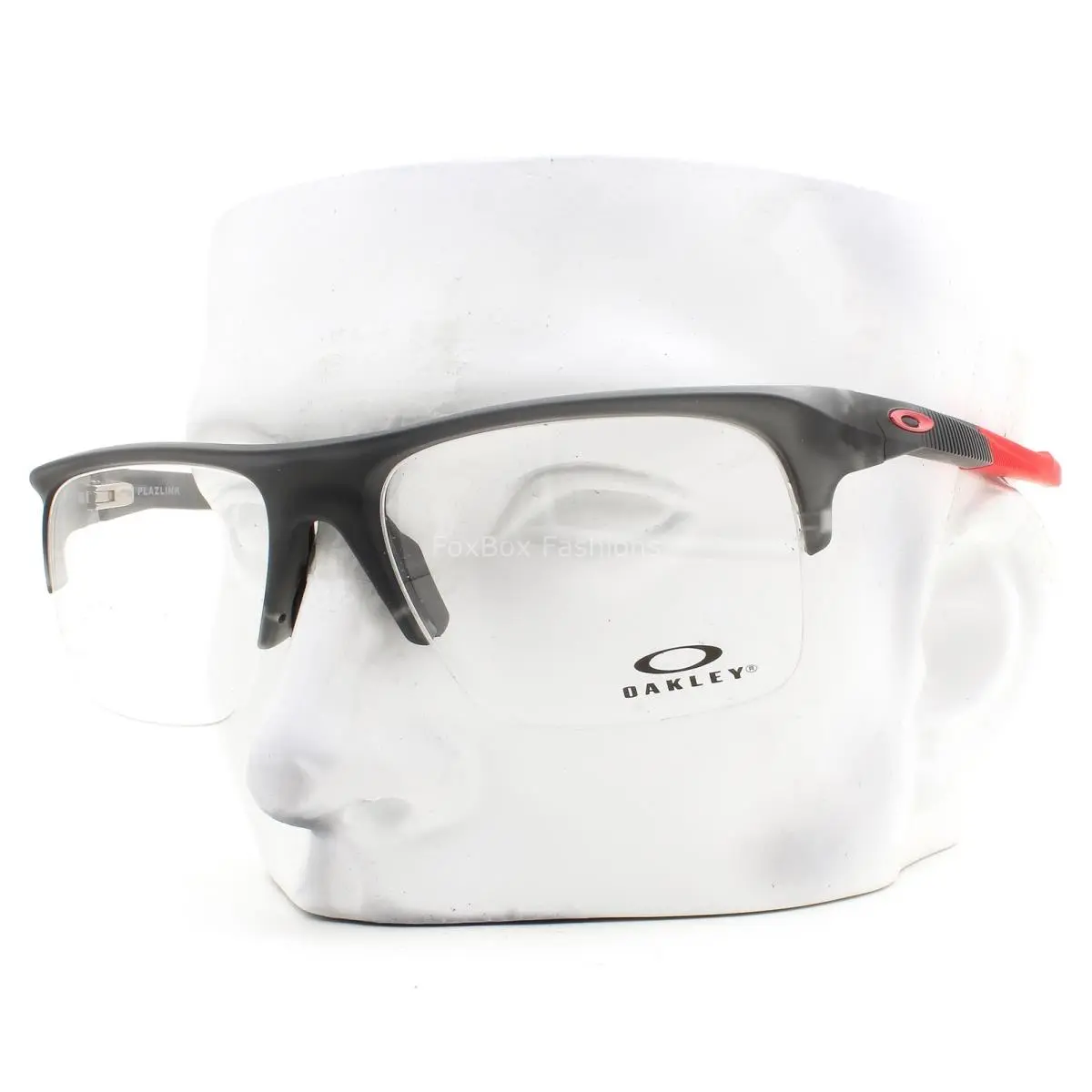 Half Rim Plazlink Eyeglasses OX8061-0256 Glasses Satin Gray 56mm W/case by Oakley