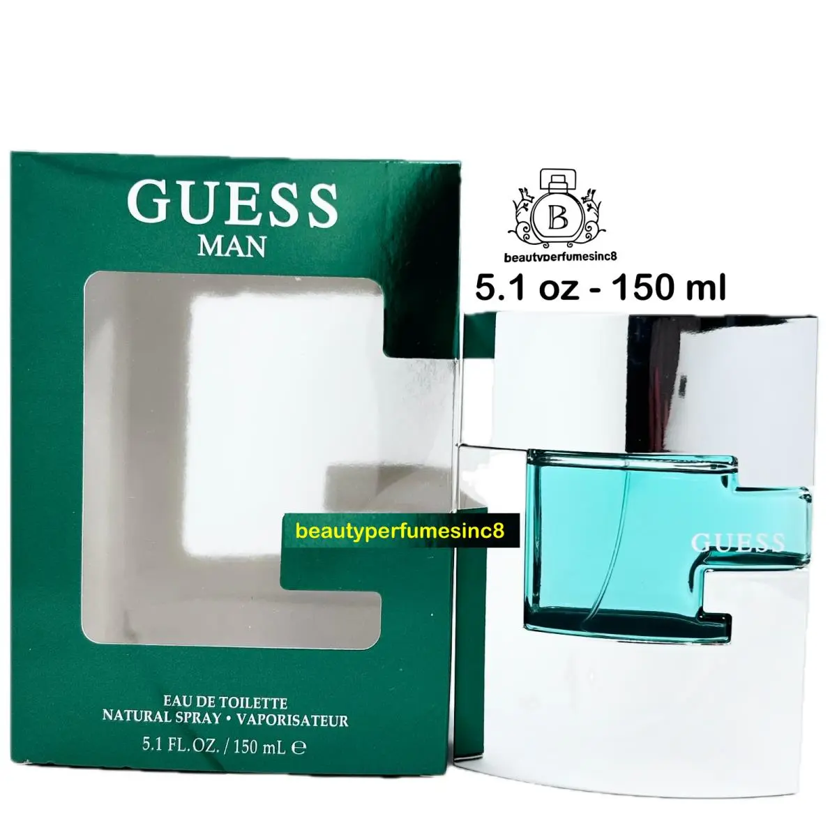 Guess Perfume For Men 5.1 oz / 150ml Eau De Toilette Spray