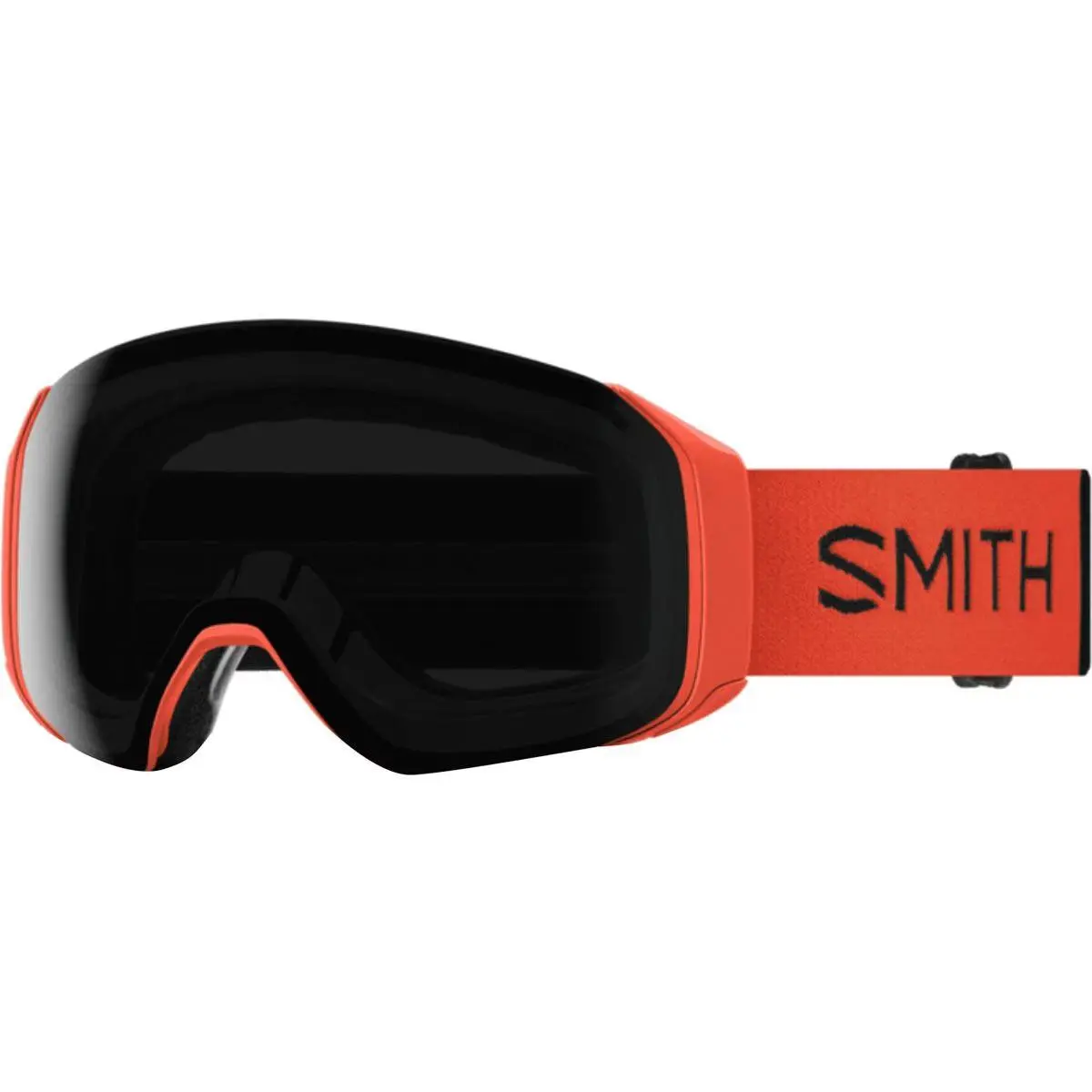 Smith 4D Mag S Goggle Poppy Orange with Chromapop Black Sun + Extra Lens