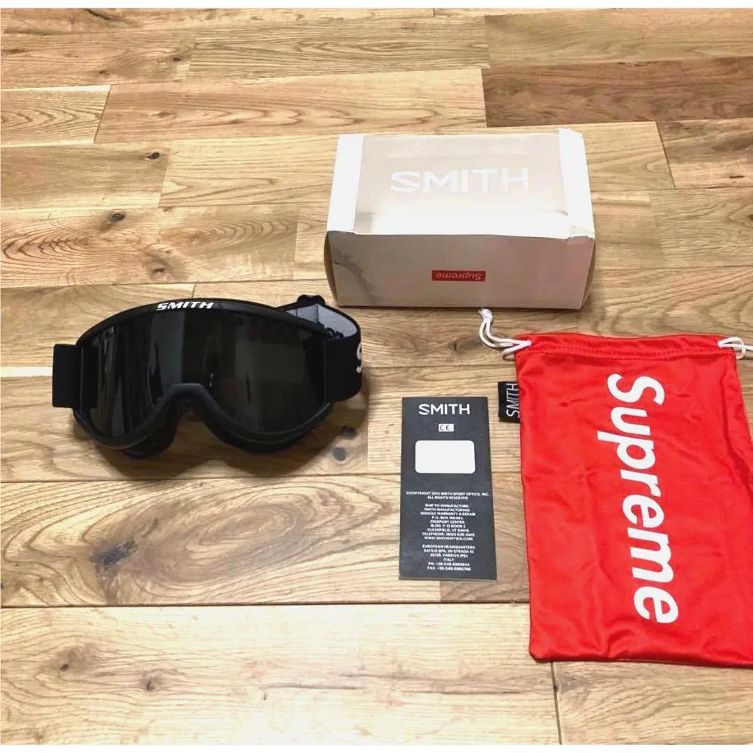 Supreme x Smith Ski Snowboard Goggles Black FW15 Offroad Atv Dirt Bike