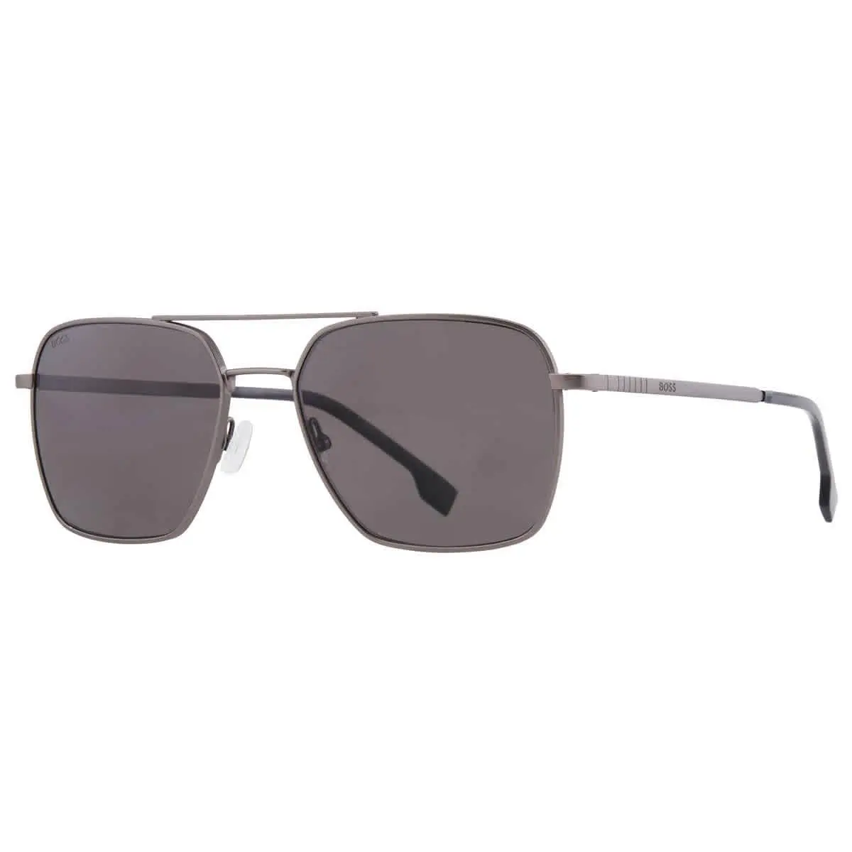 Polarized Grey Navigator Men`s Sunglasses Boss 1414/O/S 0R80/M9 57 by Hugo Boss