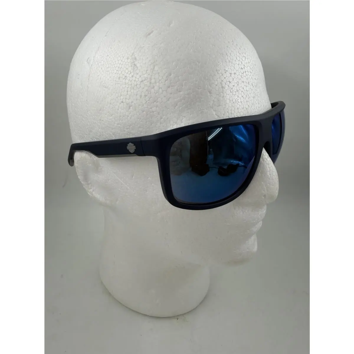 Harley Davidson Men’s HD00029 91X 66 18 135 Blue Matte Mirrored Lens Sunglasses