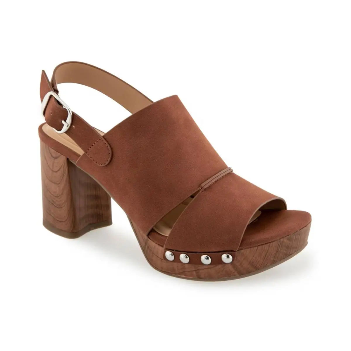 Women`s  Reaction Rehoboth Platform Dress Sandals Luggage by Kenneth Cole