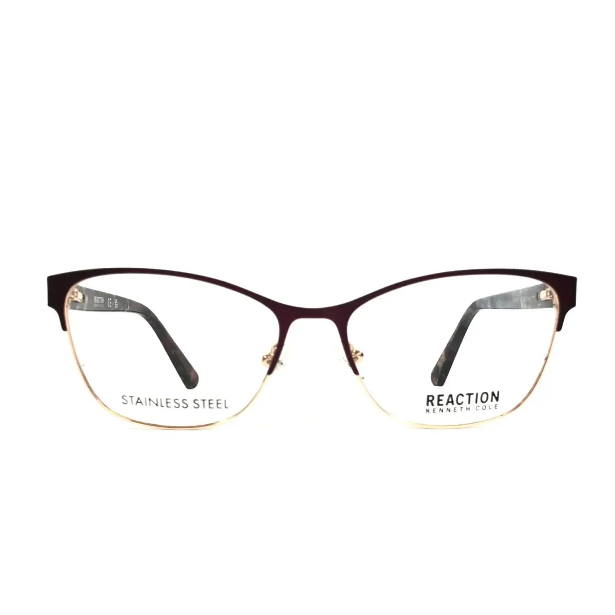 Reaction  Eyeglasses Frames KC0959-1 069 Brown Red 52-15-140 by Kenneth Cole